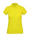 Dames Polo B&C Inspire PW440 Solar Yellow